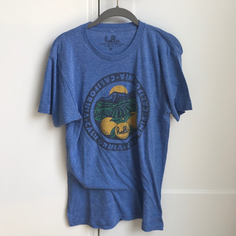 Blue “California” shirt